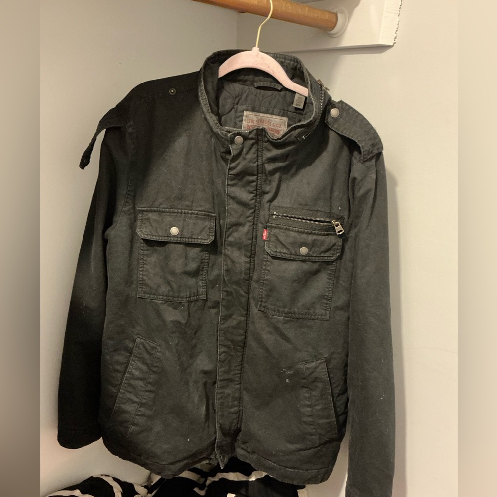 Levi’s Men's Black Military Jacket XXL